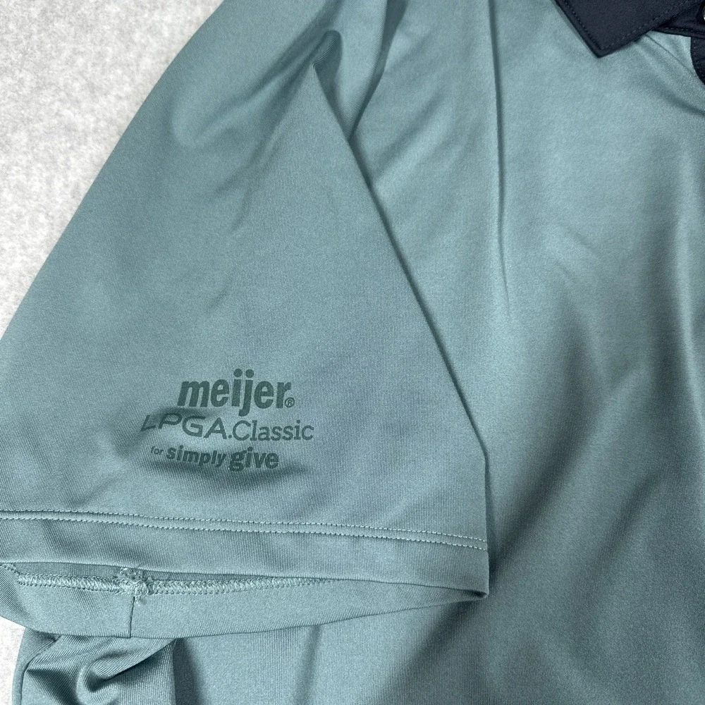 Rhone Golf Polo Shirt‎ Men's XXL Gray Performance Stretch LPGA Classic